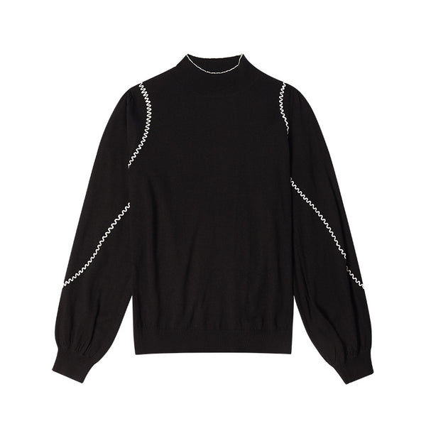Cardigan Tejido con Encaje Delicado para Mujer