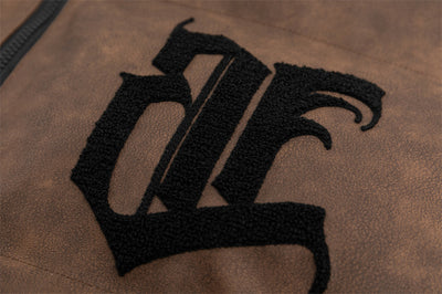 Chamarra Acolchada de Algodón con Letras Bordadas para Hombre - Image 10
