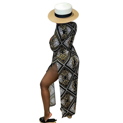 Traje de Baño Estampado de Tres Piezas para Mujer - Image 14