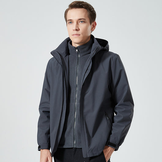 Chaqueta de Montaña 3 en 1 Desmontable Impermeable Unisex - Image 11