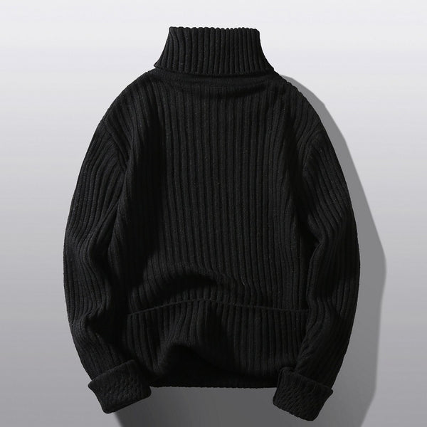 Suéter Cuello Alto Grueso Casual para Hombre