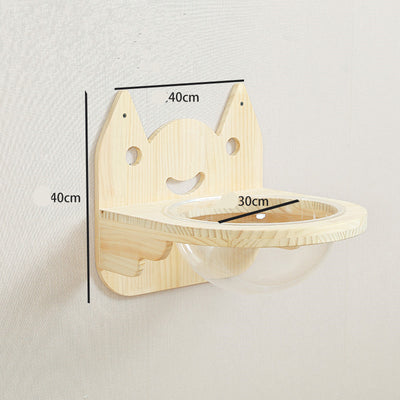 Plataforma Rascadora de Madera Maciza para Gatos con Tablero de Sisal - Image 24
