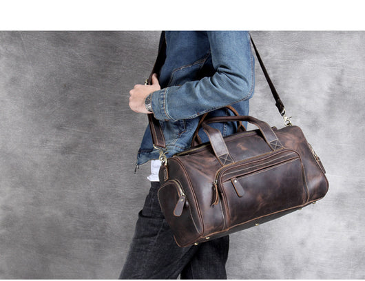 Bolso de Viaje en Cuero Genuino Premium - Image 39