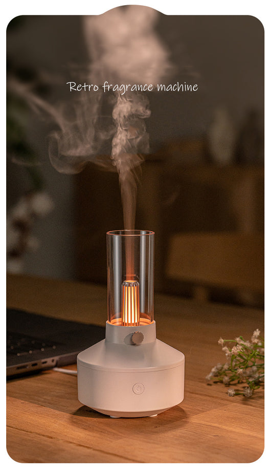 Humidificador Ultrasónico Retro 150ml con Luz Nocturna y Difusor de Aromas - Image 9