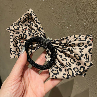 Moño Estampado Leopardo con Strass para el Cabello - Image 8