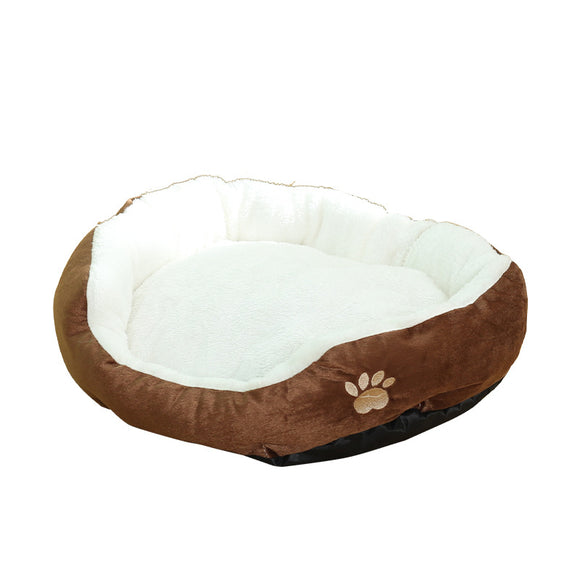 Cama Redonda para Pets Desmontável e Lavável - Refúgio Confortável para Cães e Gatos