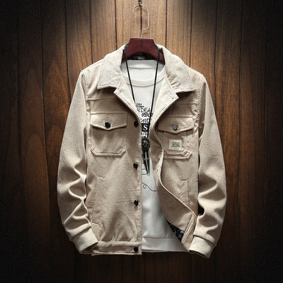 Chaqueta Casual con Solapa - Diseño Versátil para Hombre Otoño - Image 11