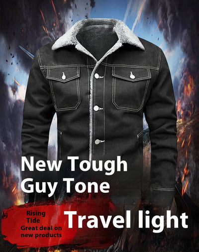 Chaqueta Denim Forrada en Polar para Hombre - Estilo Premium - Image 18