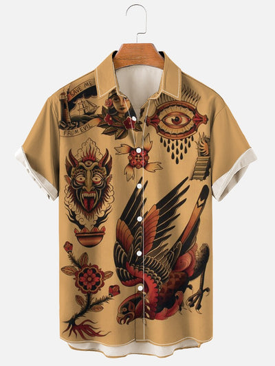 Playera Estampada 3D Digital para Hombre Talla Grande - Image 26