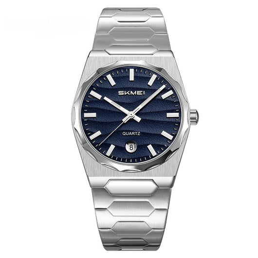 Reloj para Hombre con Banda de Acero y Función Calendario - Image 10