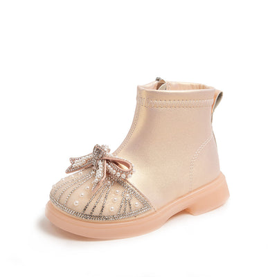 Botitas Infantiles con Strass y Suela Suave - Image 6