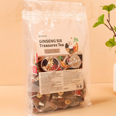 Té de Ginseng de 6 Ingredientes para la Salud y Vitalidad Masculina