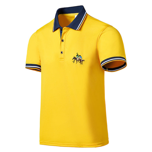 Polo Deportivo Premium con Solapa y Bordado de Lujo