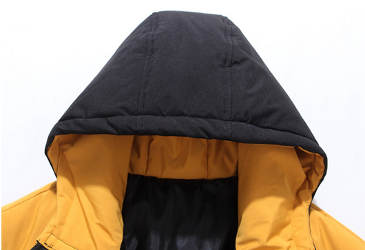 Chaqueta de Plumón Blanco con Capucha para Trabajo - Resistente y Cálida - Image 8