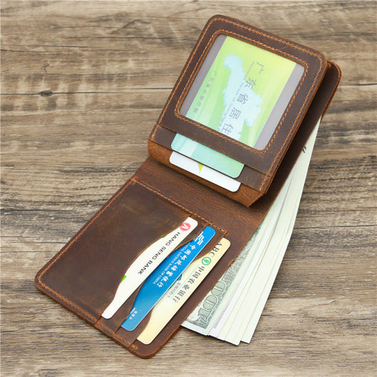 Billetera Portacédulas de Cuero Genuino para Hombre - Image 6