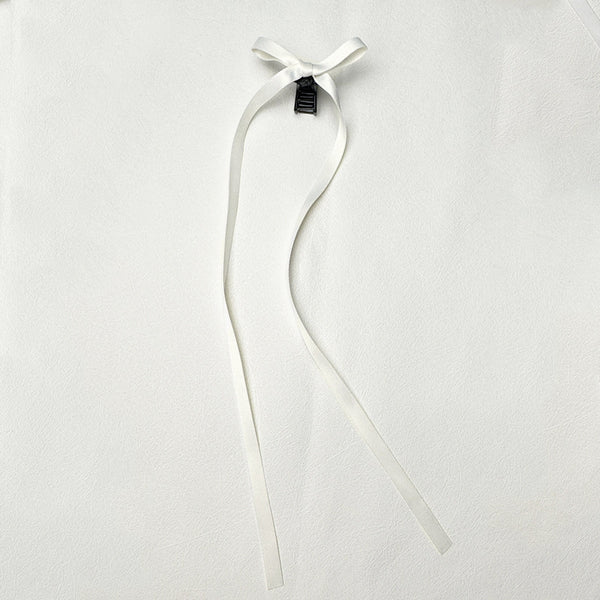 Pinza para Cabello Tipo Garra con Moño de Cinta de 36cm - Poliéster Algodón - Image 5