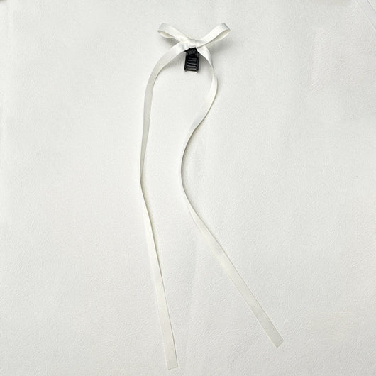 Pinza para Cabello Tipo Garra con Moño de Cinta de 36cm - Poliéster Algodón - Image 5