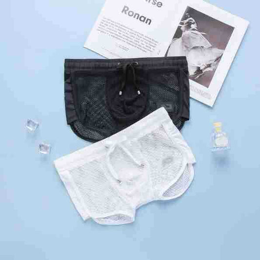 Bóxer Clásico Holgado para Hombre - Pantalón Corto de Malla Transpirable