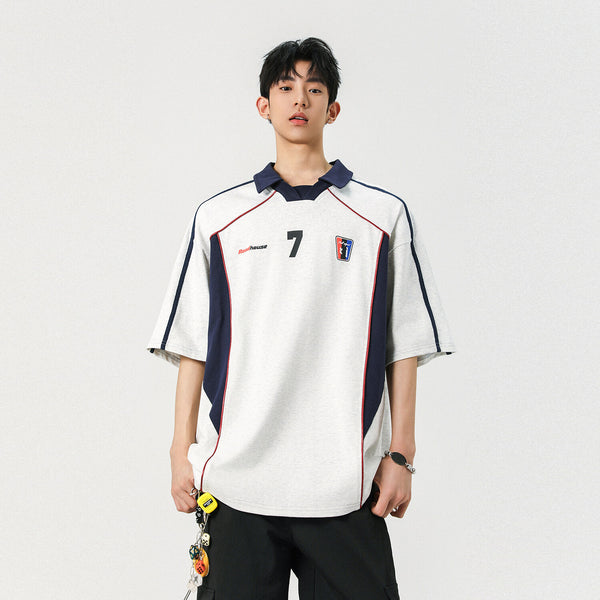 Polo Deportivo con Costuras y Estampado Personalizado