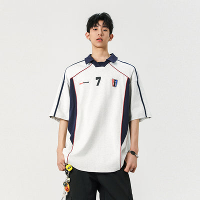 Polo Deportivo con Costuras y Estampado Personalizado