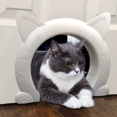 Puerta Redonda de Acceso Libre para Gatos y Perros - Image 10