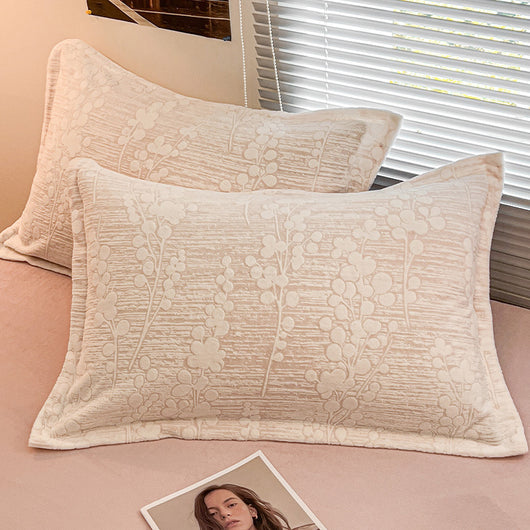 Fundas de Almohada en Terciopelo de Leche Extra Grueso - Image 11
