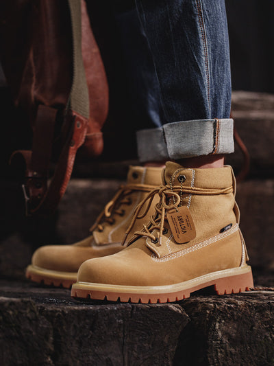 Botas Martin Altas Estilo Británico Rhubarb - Calzado de Trabajo Robusto para Hombre - Image 7