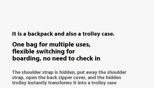 Mochila Trolley Expandible de Gran Capacidad para Viajes de Negocios - Image 23
