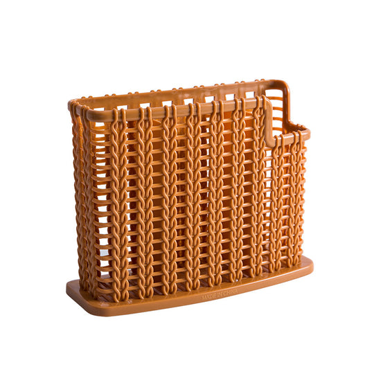 Caja Organizadora de Palillos Tejida con Diseño Calado - Image 3