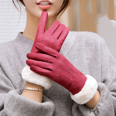 Guantes Térmicos para Esquí con Pantalla Táctil - Ante Cálido Invierno - Image 25