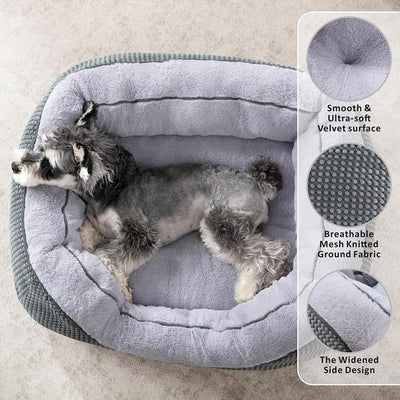 Cama Calmante para Jaula de Perro Mediano - Colchoneta Antiestrés con Peluche Suave - Image 16