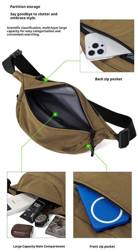 Bolsa Deportiva Impermeable para Pecho - Unisex con Correa Ajustable - Image 28