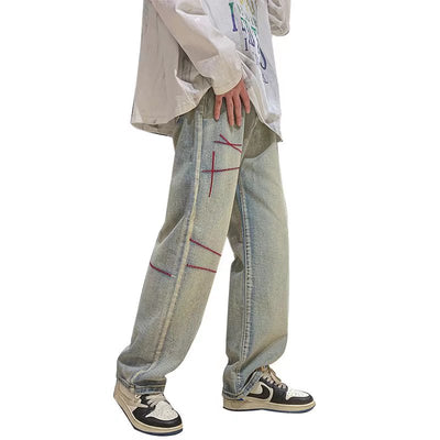Jeans Rectos Americanos para Hombre - Image 5