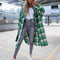 Camisa Cuadriculada Oversized de Largo Extendido
