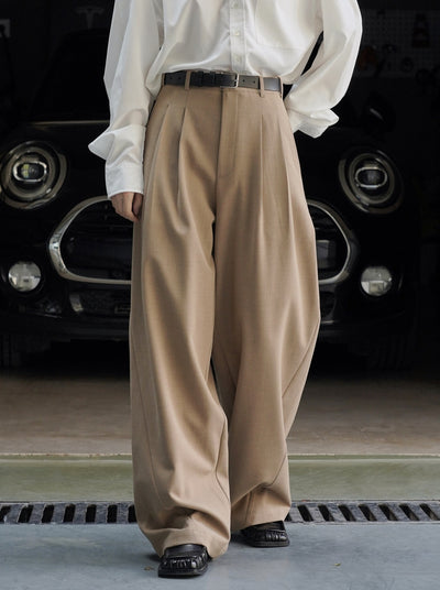 Pantalón Casual Holgado de Cintura Alta con Textura para Mujer - Image 39