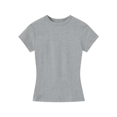 Camiseta Ajustada Cuello Redondo para Mujer - Efecto Reductor - Image 28