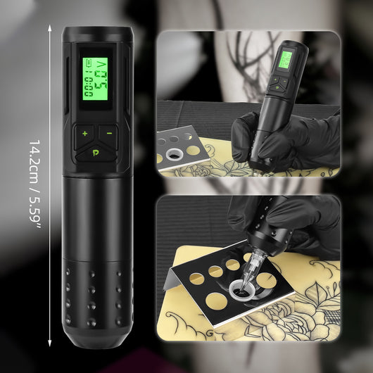 Máquina de Tatuaje Portátil Profesional con Pluma Inalámbrica y Carga USB - Image 7