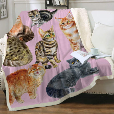 Manta Sherpa para Niños con Estampado de Animales - Doble Capa - Image 19