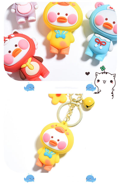 Llavero Pato Dudu de Epoxy - Adorable Accesorio Cartoon Viral - Image 20