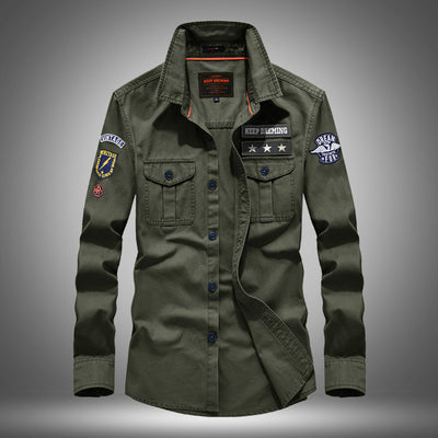 Camisa Militar de Trabajo en Algodón Premium - Image 4