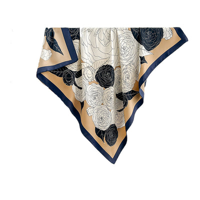 Pañuelo Floral Coreano Premium con Estampado Artesanal - Image 11