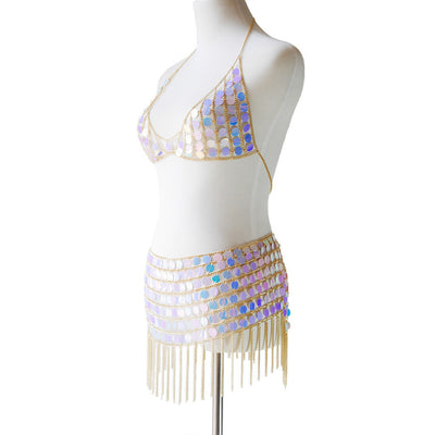 Vestido de Lentejuelas Brillante para Fiesta Nocturna - Image 10