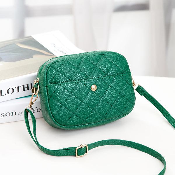 Bolso Bandolera de Hombro Único con Textura Mate