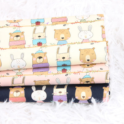 Tela de Algodón Estampada con Animales Lindos - Artesanal para DIY - Image 9