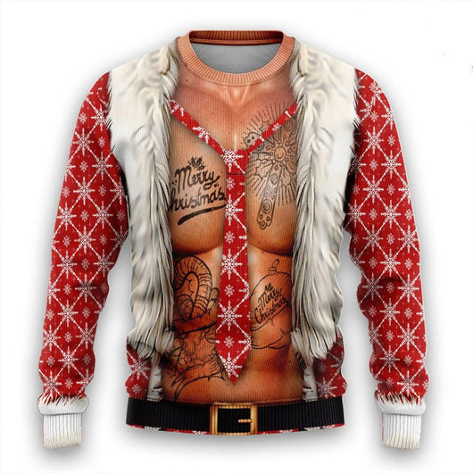 Suéter Navideño 3D para Hombre con Estampado Festivo - Image 15