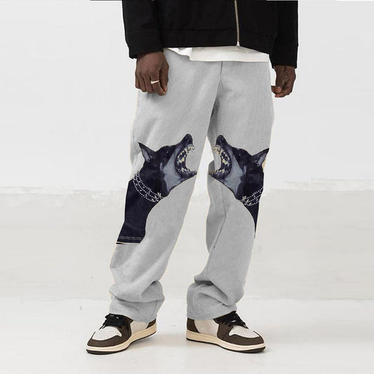 Pantalones Largos Estampados Cómodos y Cálidos para Hombre - Image 4