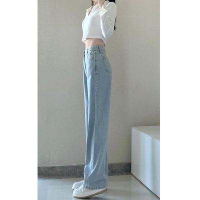 Pantalones Largos de Verano Estilo Retro con Caída Relajada - Image 5