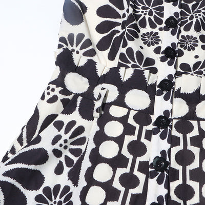 Jumpsuit Ancho Corto con Botones y Nudo Frontal - Image 12