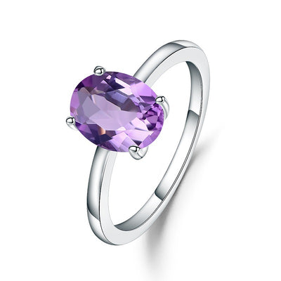 Anillo de Plata 925 con Cristales de Gemas Naturales Coloridas - Image 4