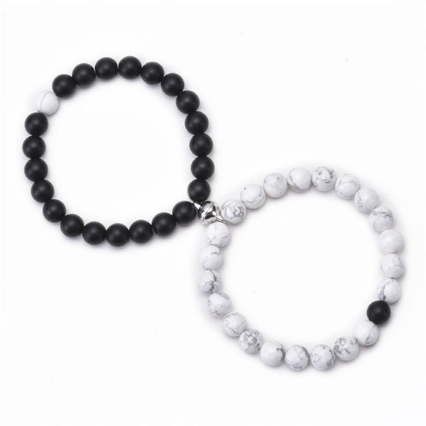 Pulsera Magnética de Pareja con Cierre de Imán